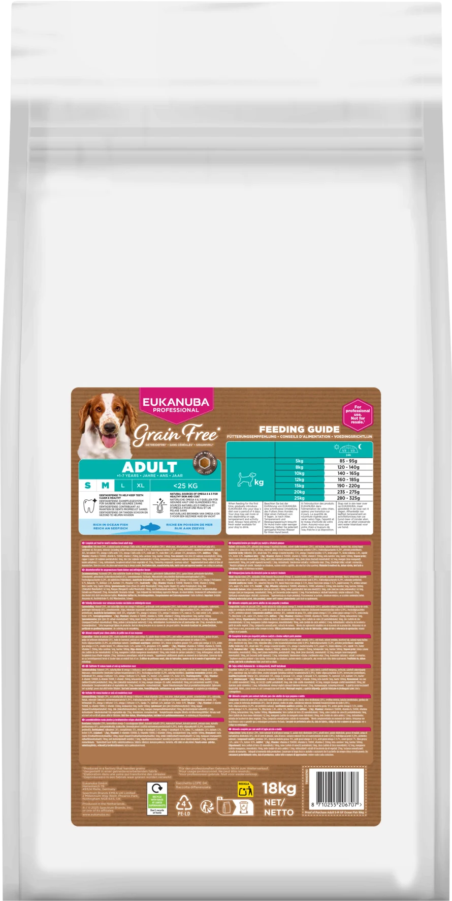 Grain Free* Adult Small/Medium Breed Ocean Fish