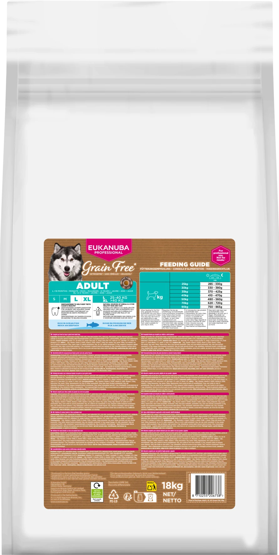 Grain Free* Adult Large Breed Ocean Fish