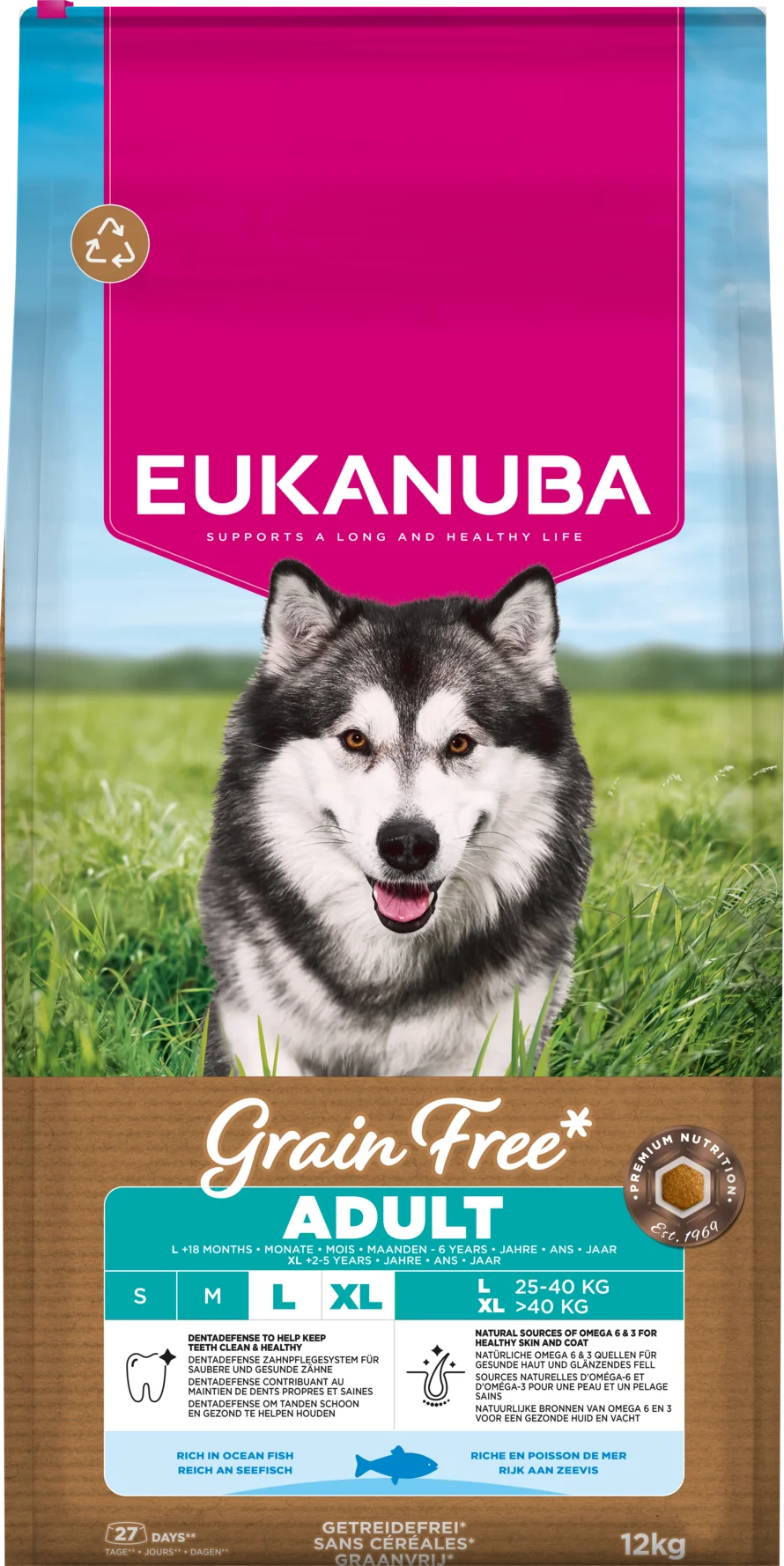 Grain Free* Adult Large Breed Ocean Fish