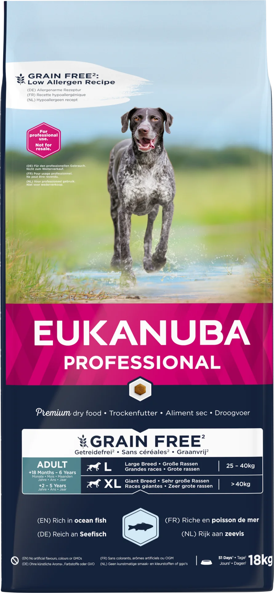 Grain Free* Adult Large Breed Ocean Fish